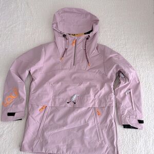 Lole Olympia Women's Oversized Insulated Ski Jacket, Waterproof, Pink, Size S